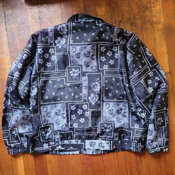 Multi-Print Windbreaker, sz XL - Picture 3 of 11